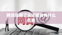 网贷四年不还的后果网贷逾期了没还钱会有什么后果